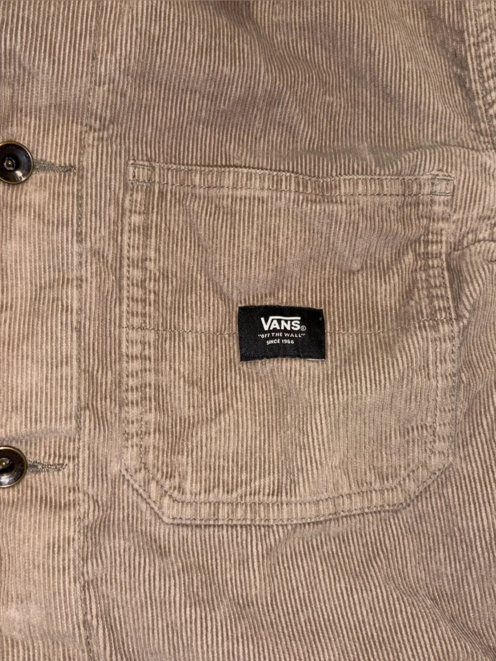 Vans Men's Tan Corduroy Shirt Jacket Lot O